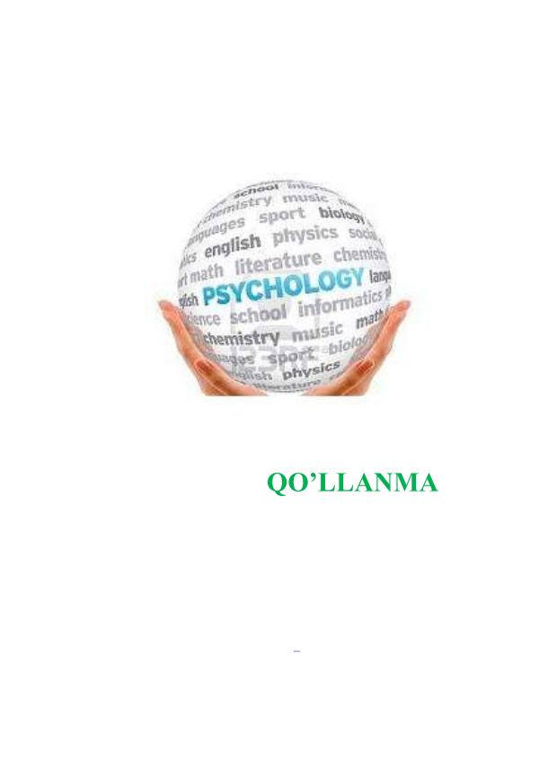 Psixologik xizmat psixologlar uchun