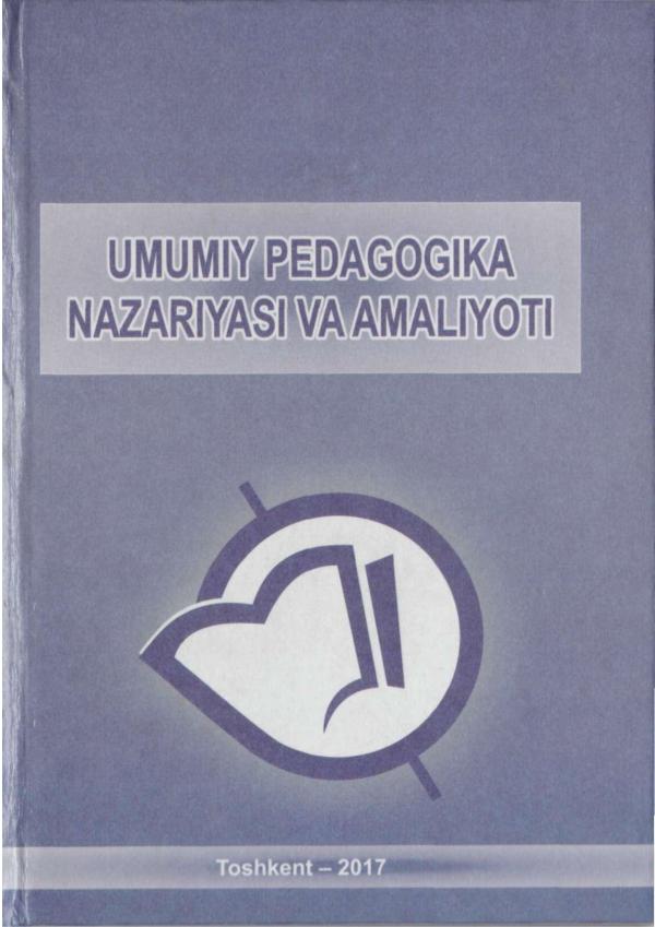 B.Xodjayeva Umumiy pedagogika nazaryasi va amaliyoti