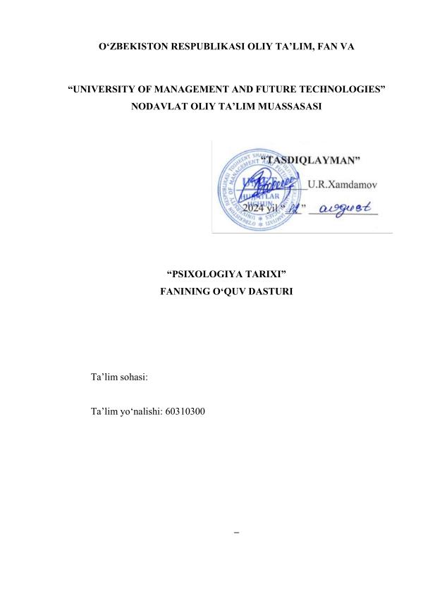 Psixologiya tarixi