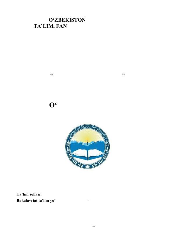 Amaliy_ekonometrika_oʻquv_uslubiy_majmua. K_Tajibayev. NamDU_