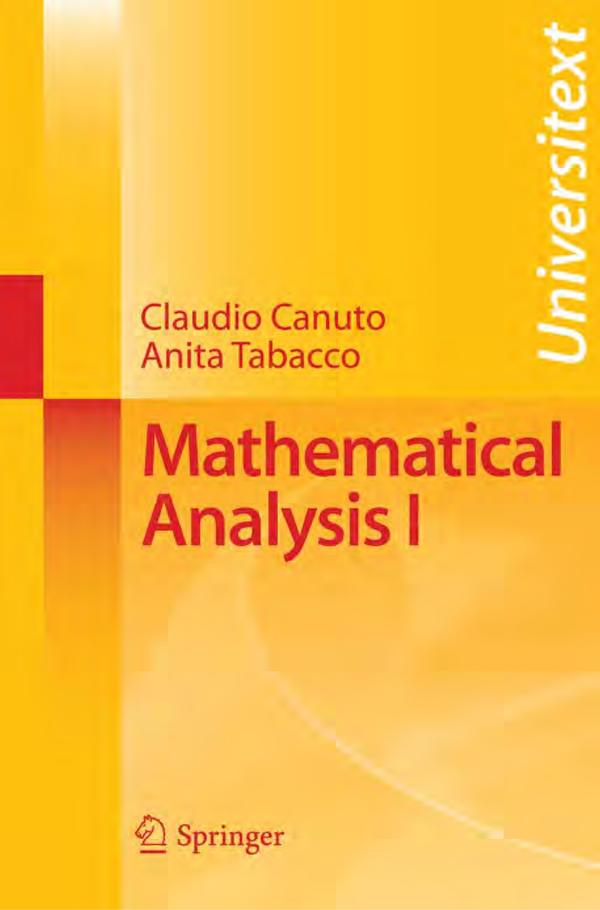 Claudio Canuto, Anita Tabacco _Mathematical Analysis_, I-part, _