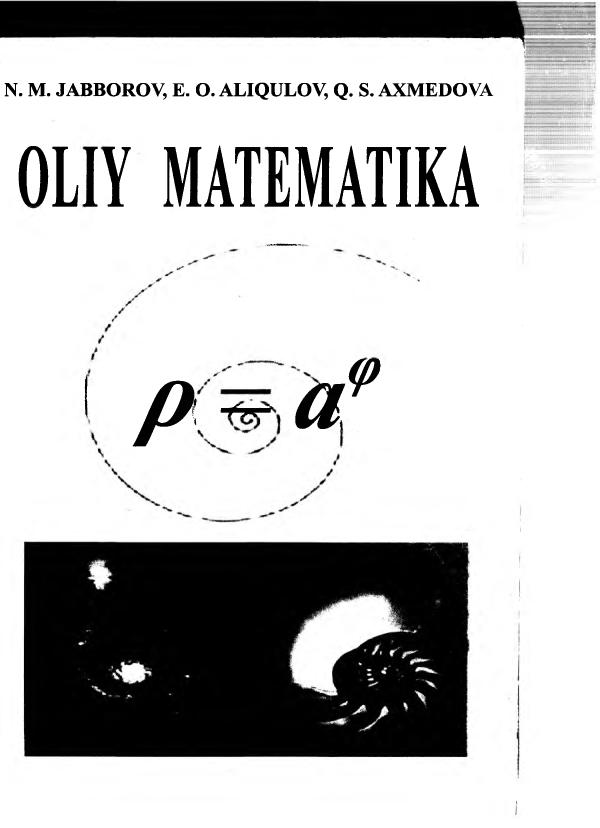 Jabborov N. M. Oliy matematika qarshi
